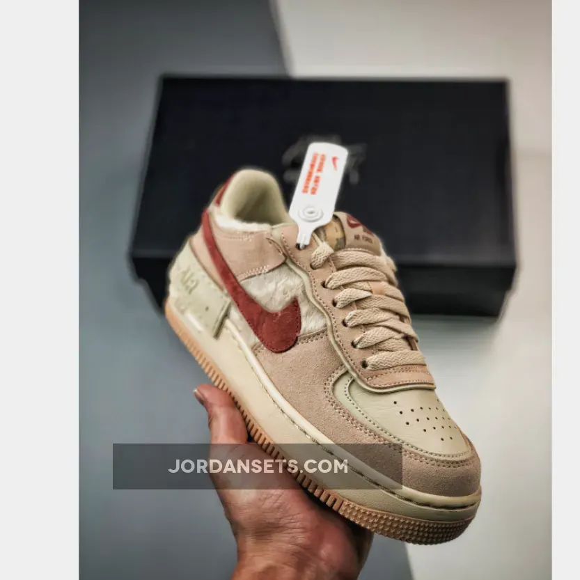 Nike Air Force 1 Shadow Shimmer/Sanddrift/Mars Stone DZ4705-200 / mars air force 1