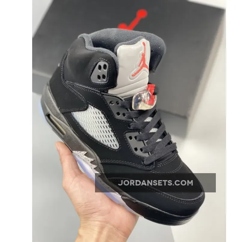 Air Jordan 5 OG 'Metallic' 2016 845035-003 / all black retro 5