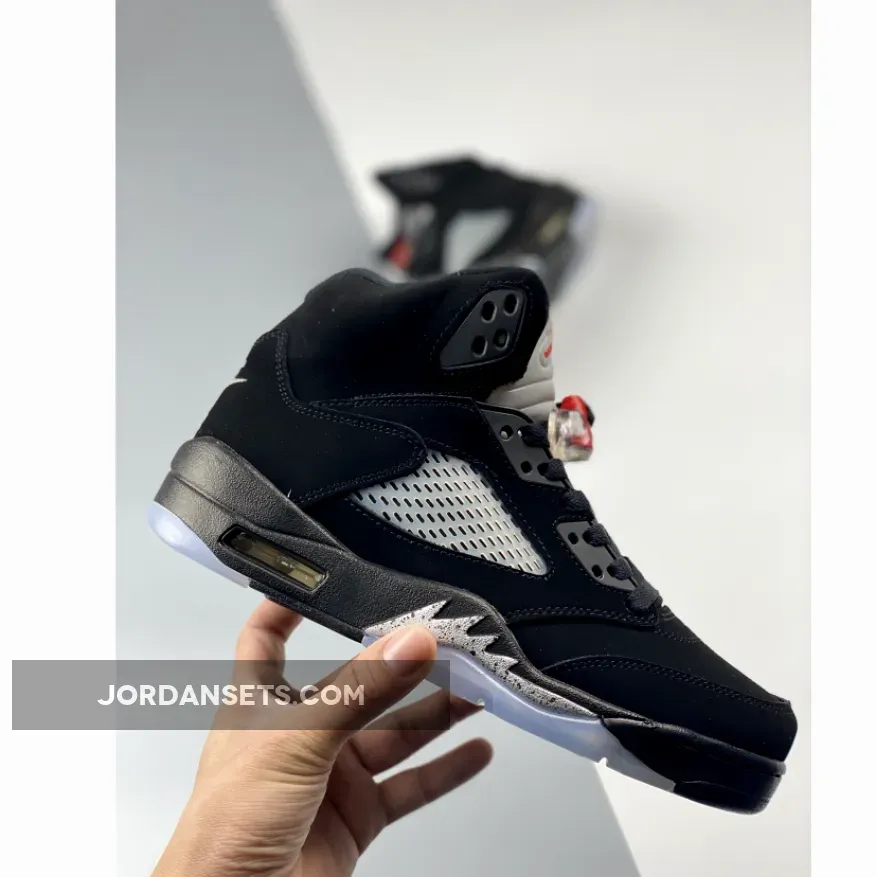Air Jordan 5 OG 'Metallic' 2016 845035-003 / all black retro 5