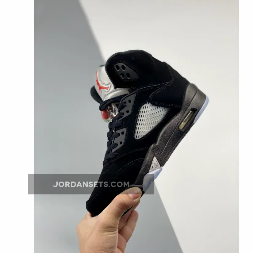 Air Jordan 5 OG 'Metallic' 2016 845035-003 / all black retro 5