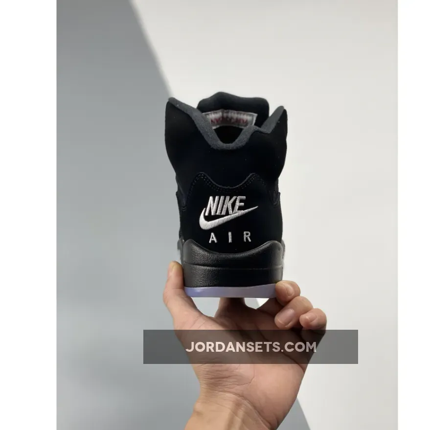 Air Jordan 5 OG 'Metallic' 2016 845035-003 / all black retro 5