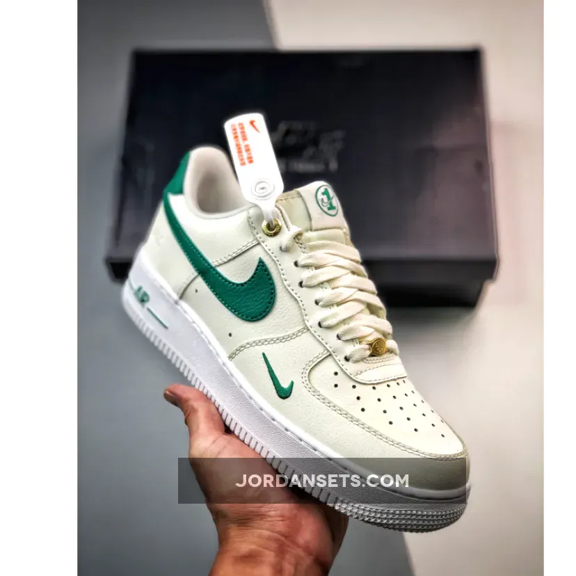 Nike Air Force 1 Low Sail/Malachite-Metallic Gold For Sale