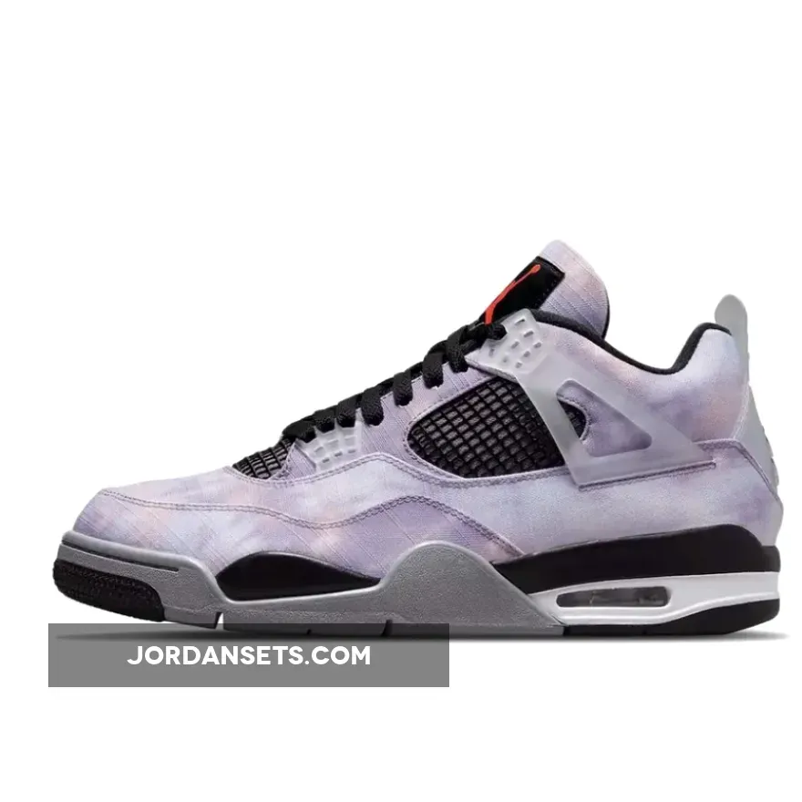 Air Jordan 4 'Zen Master' Amethyst Wave/Bright Crimson-Black-Cement Grey DH7138-506 - jordan 4 zen master release date