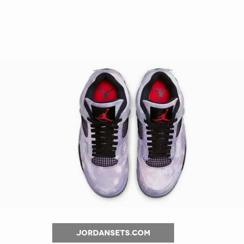 Air Jordan 4 'Zen Master' Amethyst Wave/Bright Crimson-Black-Cement Grey DH7138-506 - jordan 4 zen master release date