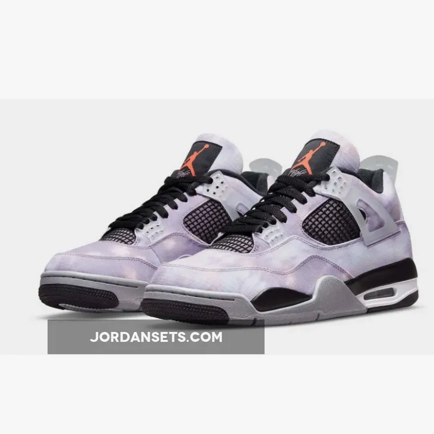 Air Jordan 4 'Zen Master' Amethyst Wave/Bright Crimson-Black-Cement Grey DH7138-506 - jordan 4 zen master release date