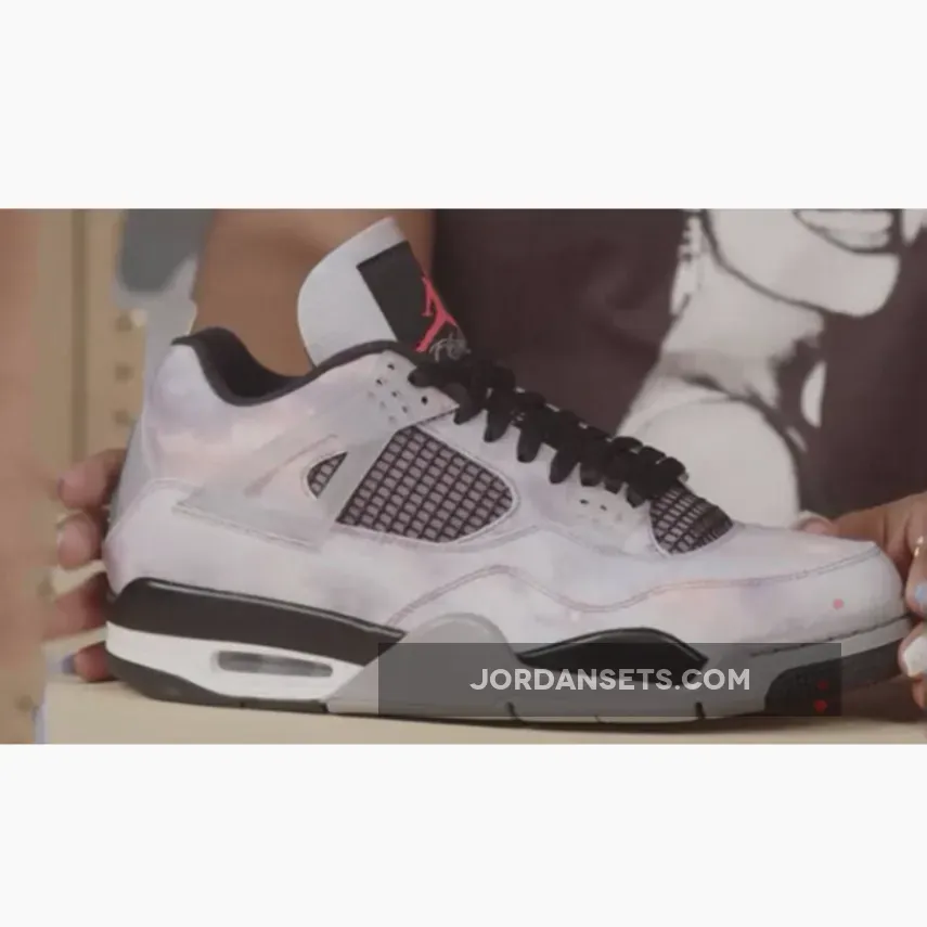 Air Jordan 4 'Zen Master' Amethyst Wave/Bright Crimson-Black-Cement Grey DH7138-506 - jordan 4 zen master release date