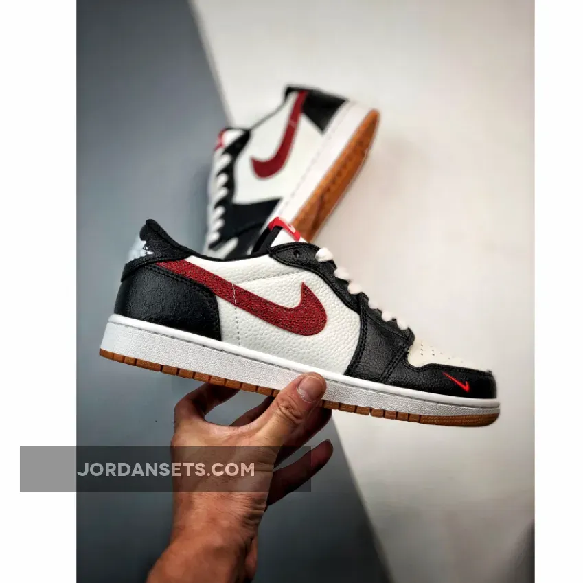Air Jordan 1 Low OG Black White Red 1682571484 New Releases