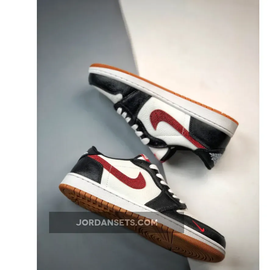 Air Jordan 1 Low OG Black White Red 1682571484 New Releases