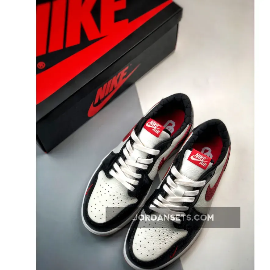 Air Jordan 1 Low OG Black White Red 1682571484 New Releases