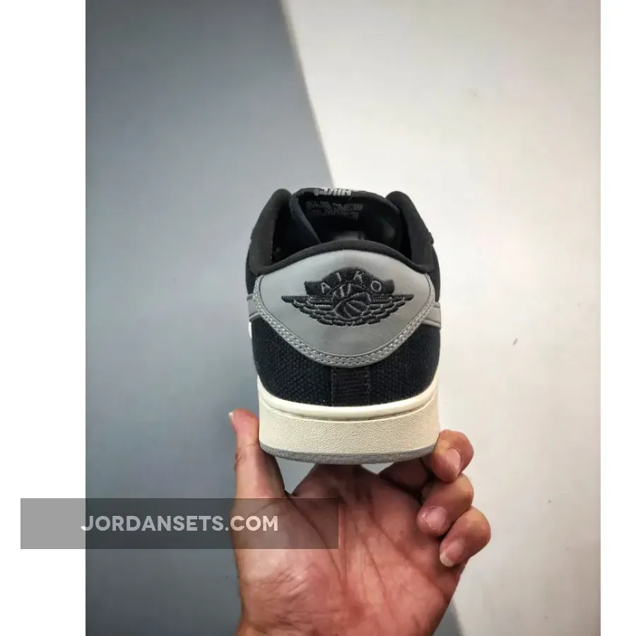Air Jordan 1 KO Low "Shadow" Black/Sail-Grey DX4981-002 Air Jordan 1 KO Low "Shadow" Black/Sail-Grey DX4981-002