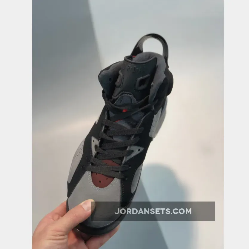 Jordan 6 2023 Air Jordan 6 PSG Iron Grey/Infrared 23-Black CK1229-001