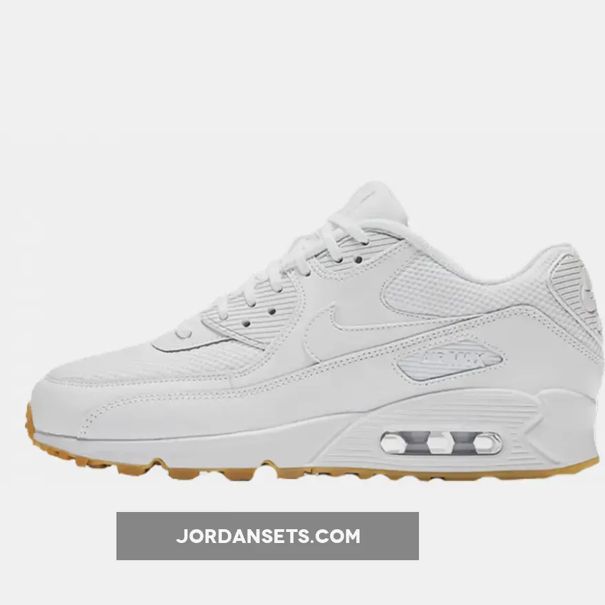 Nike Air Max 90 White Gum Womens 325213-135 air max 90 white with gum bottom