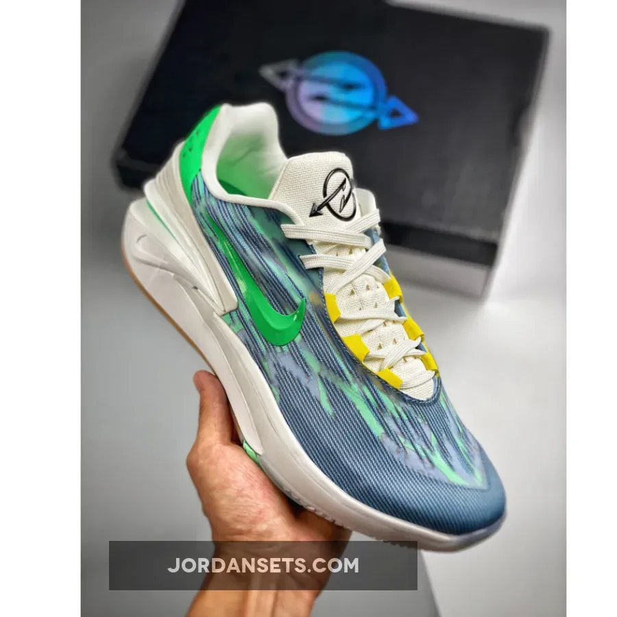 Nike Zoom GT Cut 2 Green Blue White - gt cut 2 white