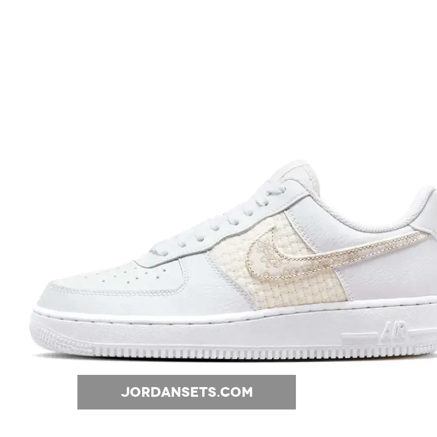 Nike Air Force 1 Low Gold Flower For Womens DO9458-100 flower nikes