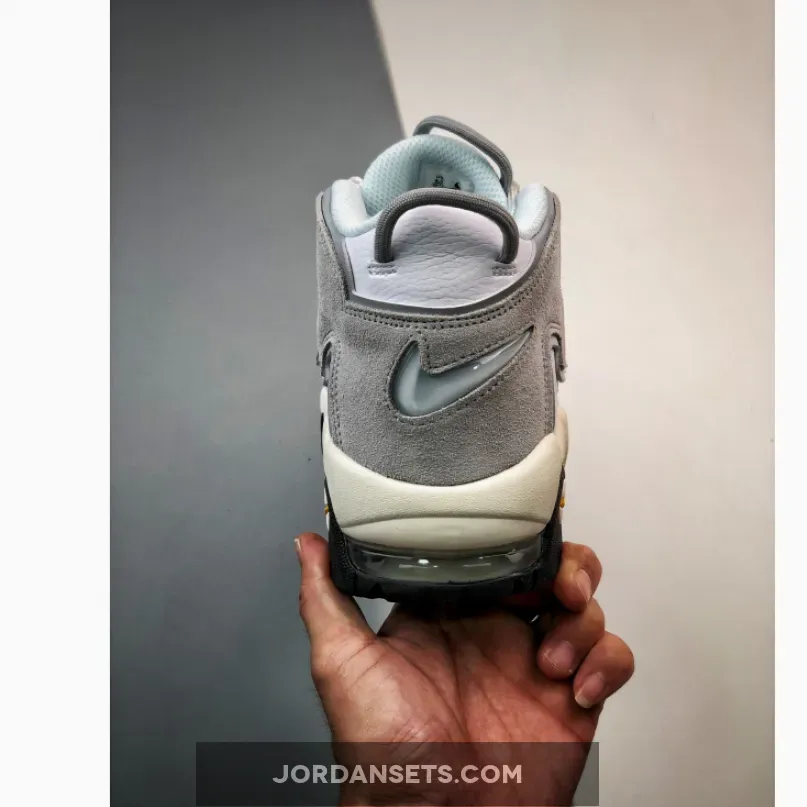 Nike Air More Uptempo White Grey Suede DZ4516-100 For Sale