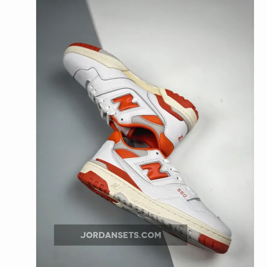 Size? x New Balance 550 'College Pack' White Orange / Orange And Brown New Balance BB550SIZ