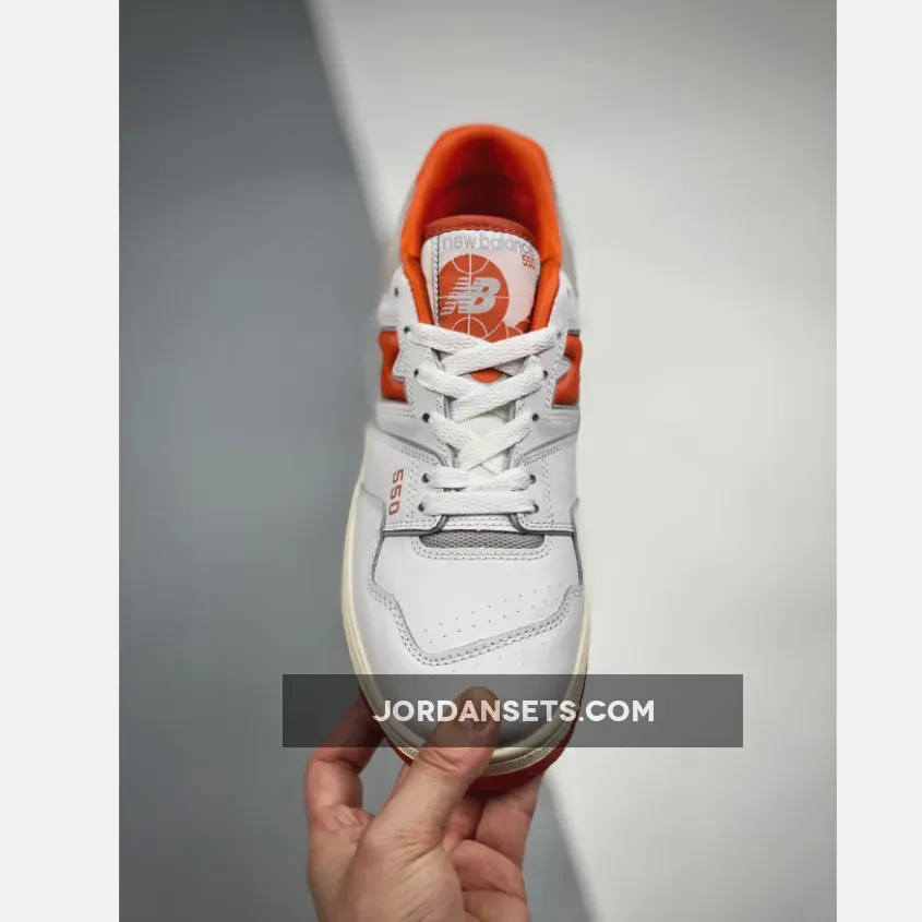 Size? x New Balance 550 'College Pack' White Orange / Orange And Brown New Balance BB550SIZ