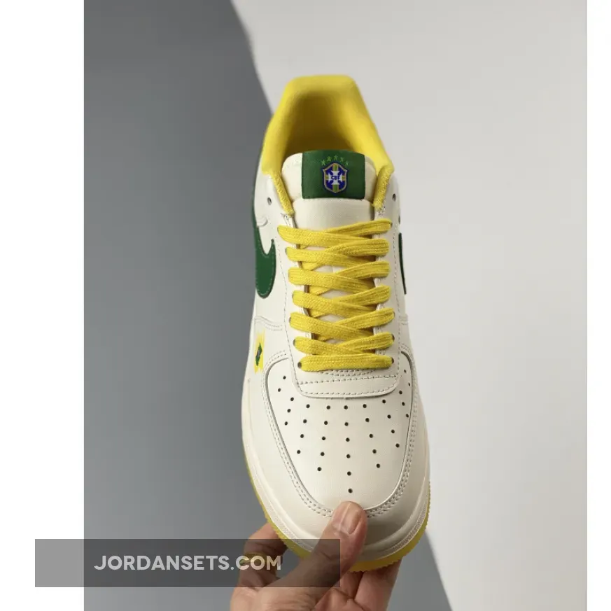 Nike Air Force 1 Low 'World Cup 2022' White Green Yellow 1680452506 For Sale