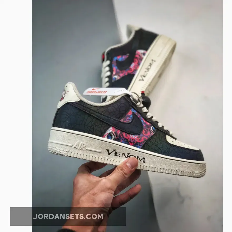 Nike Air Force 1 Low 'Venom' Black White Red Where To Buy Nike Air Force 1 Low 'Venom' Black White Red Where To Buy