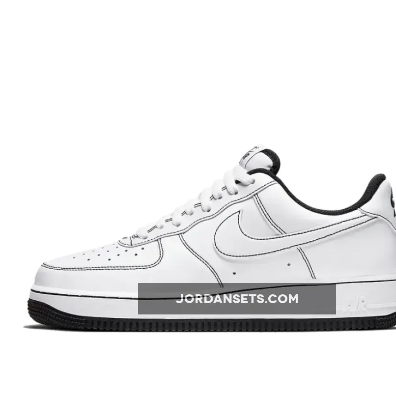 Nike Air Force 1 Low White/Black #air force 1 stitching
