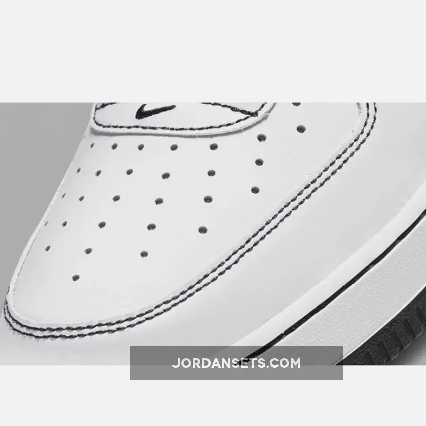 Nike Air Force 1 Low White/Black #air force 1 stitching