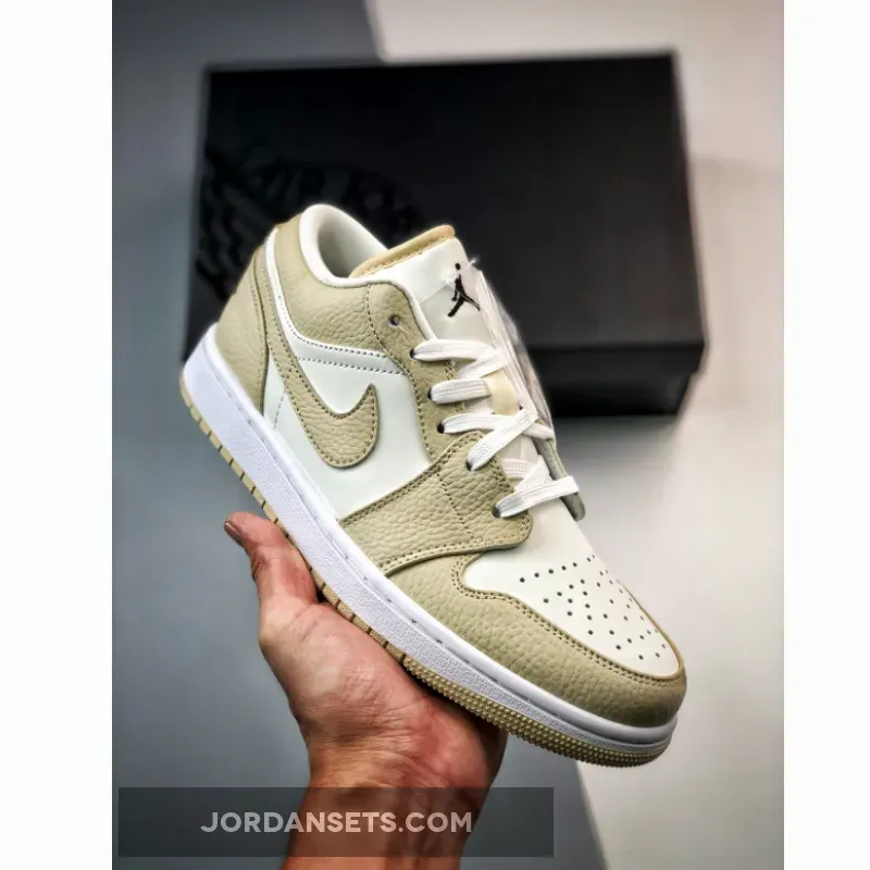 Air Jordan 1 Low SE 'Tumbled Tan Leather' brown and tan jordan 1 low