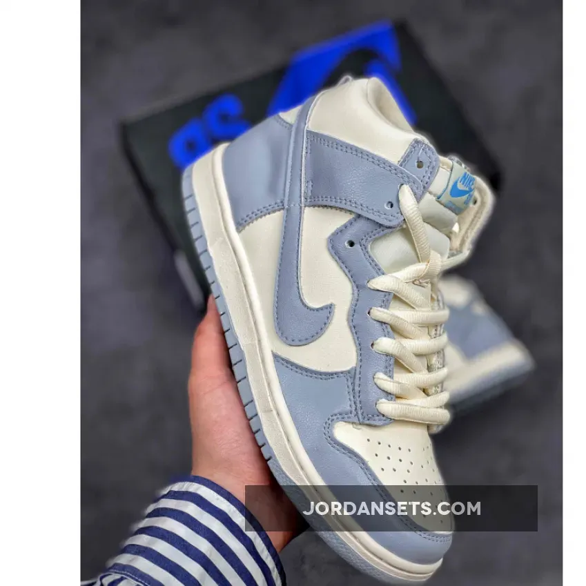Nike Dunk High Sail/Football Grey-Pale Ivory / nike dunk high sail football grey