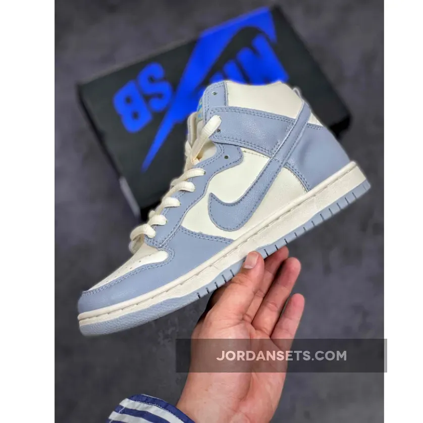 Nike Dunk High Sail/Football Grey-Pale Ivory / nike dunk high sail football grey