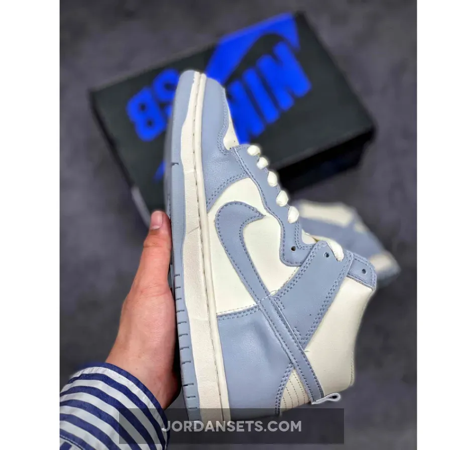 Nike Dunk High Sail/Football Grey-Pale Ivory / nike dunk high sail football grey