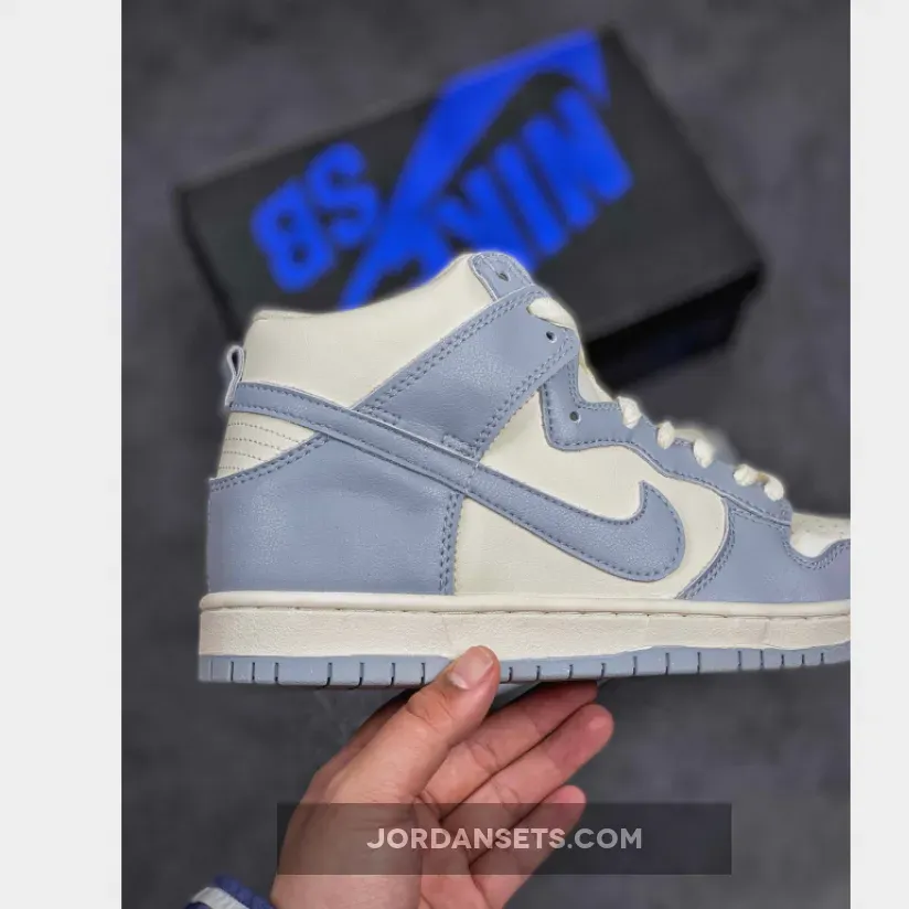 Nike Dunk High Sail/Football Grey-Pale Ivory / nike dunk high sail football grey