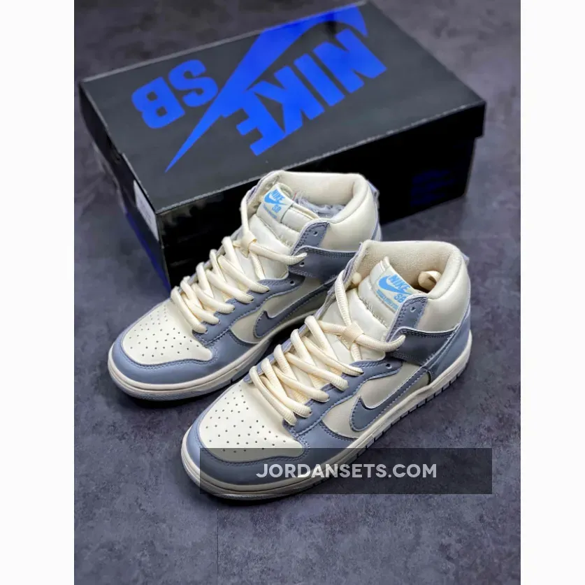 Nike Dunk High Sail/Football Grey-Pale Ivory / nike dunk high sail football grey