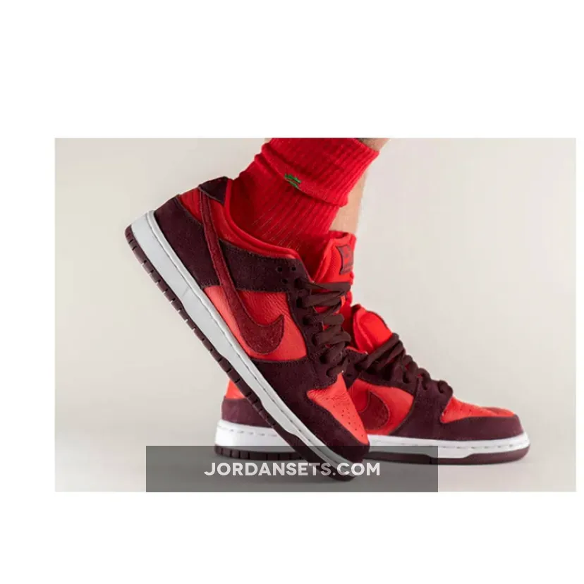Nike SB Dunk Low 'Cherry' Red/Maroon - nike cherry dunks