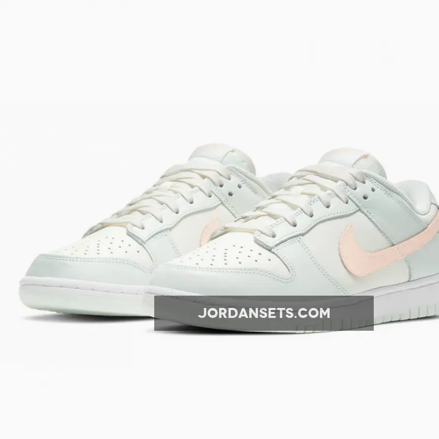 Nike Dunk Low Sail/Crimson Tint-Barely Green #barely green nike