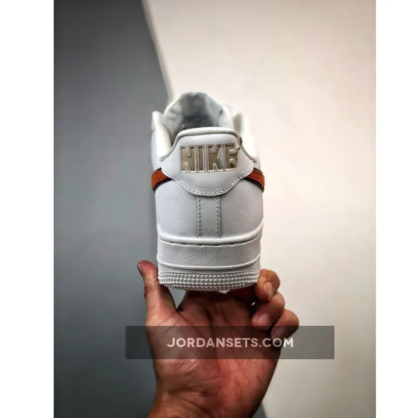 Nike Air Force 1 Low 'Basketball Swooshes' White Orange orange vans mens