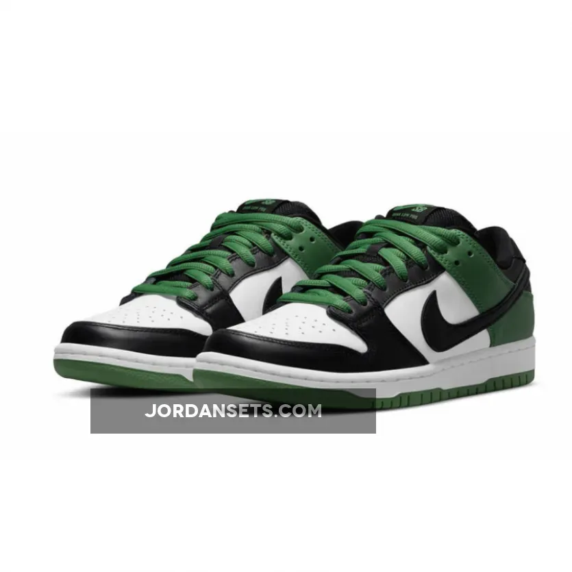Nike SB Dunk Low Classic Green/Black-White BQ6817-302 #dunk low green blue