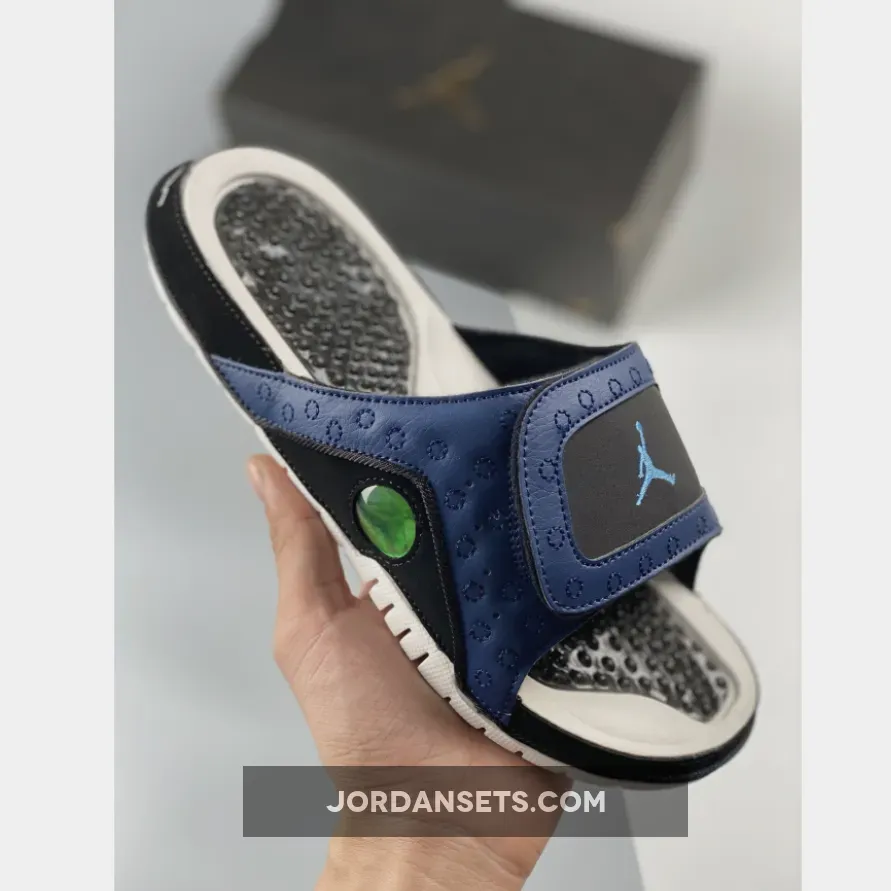 jordan hydro 13 slide midnight bavy black 684915-400