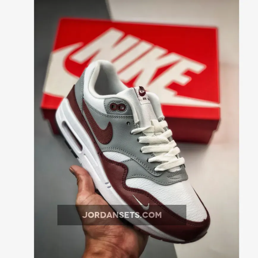 Nike Air Max 1 Brown Leather DB5074-101 - brown leather nike shoes