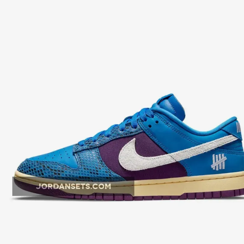 Undefeated x Nike Dunk Low Royal/Purple-White DH6508-400 - exotic nike dunks