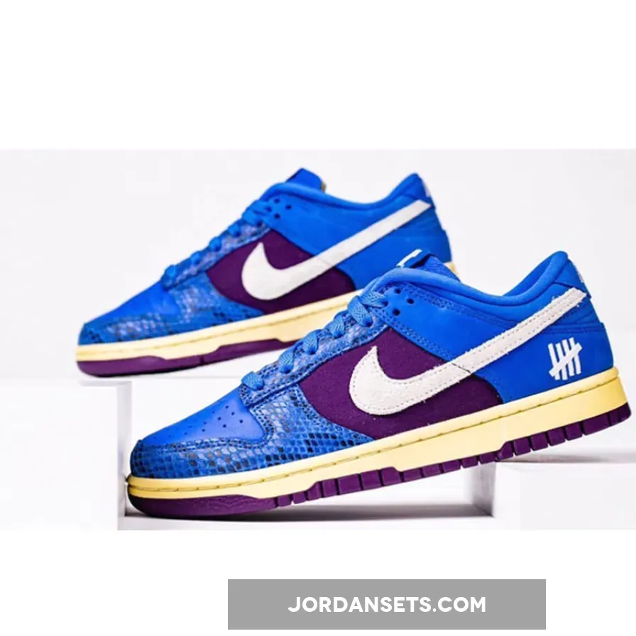 Undefeated x Nike Dunk Low Royal/Purple-White DH6508-400 - exotic nike dunks