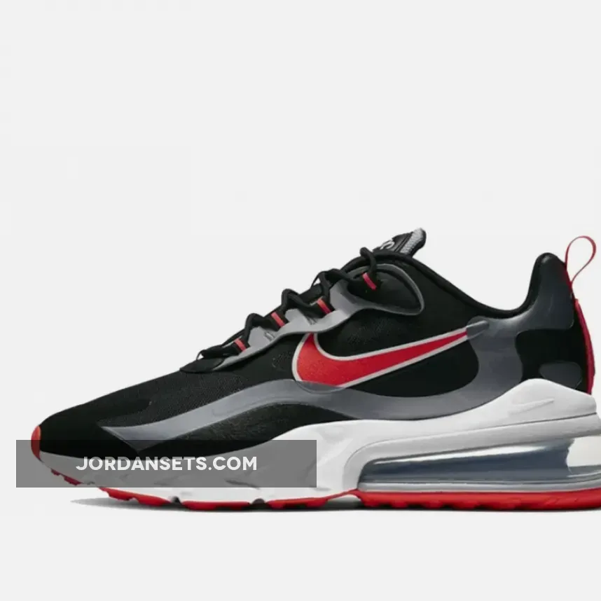 Nike Air Max 270 React Black Silver Red CT1646-001 Online