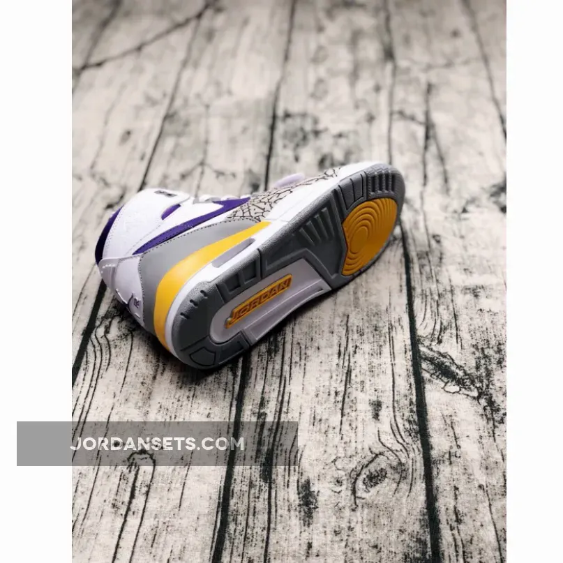 Jordan Legacy 312 Lakers - Jordan Legacy 312 'Lakers' White/Field Purple-Amarillo AV3922-157