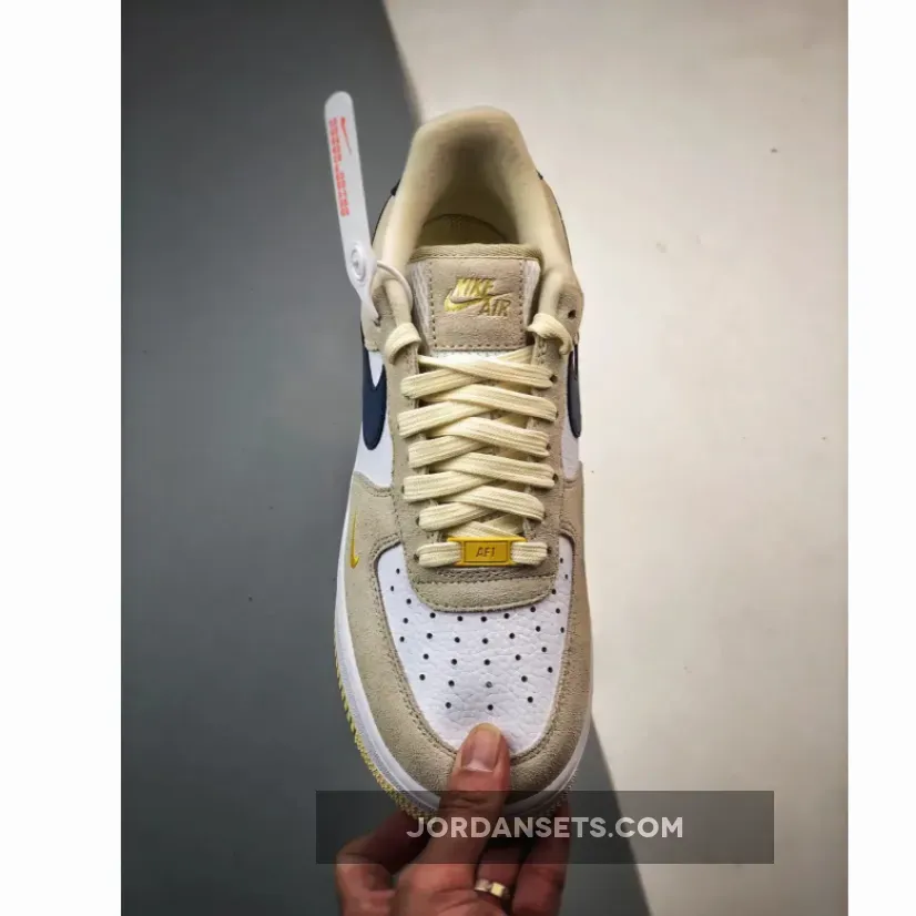 Nike Air Force 1 Low White Navy Gold FV6332-100 Nike Air Force 1 Low White Navy Gold FV6332-100