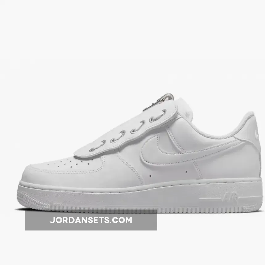 Nike Air Force 1 Low Shroud White Metallic Silver / silver air force 1