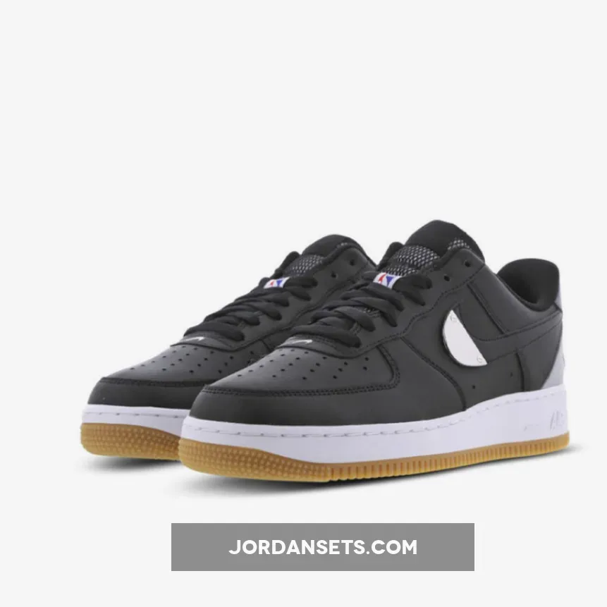 Nike Air Force 1 Low 'NBA Spurs' Black Grey CT2298-001 Restock