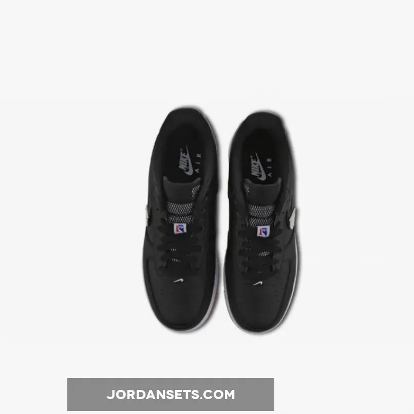 Nike Air Force 1 Low 'NBA Spurs' Black Grey CT2298-001 Restock