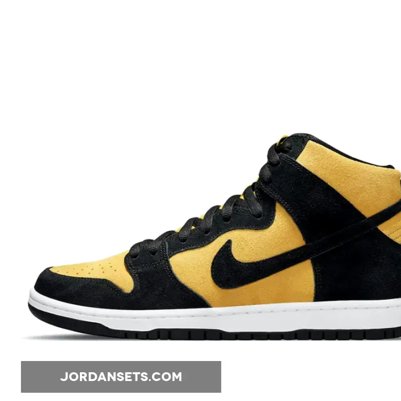 Nike SB Dunk High Yellow Black DB1640-001 nike dunk high black yellow