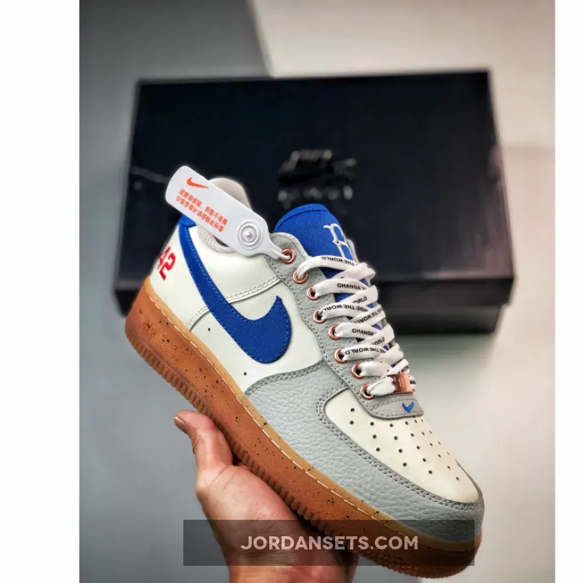 Nike Air Force 1 Low Jackie Robinson FN1868-100 / jackie robinson vintage jersey