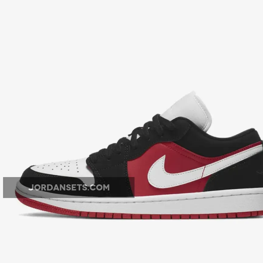 Air Jordan 1 Low 'Chicago' Black Red White DC0774-016 #aj 1 low white gym red