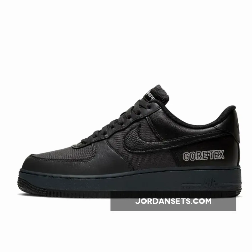 Nike Air Force 1 Low GORE-TEX Black/Barely Grey #air force ones gore tex