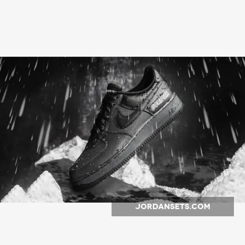 Nike Air Force 1 Low GORE-TEX Black/Barely Grey #air force ones gore tex